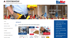 Desktop Screenshot of centrostav.cz